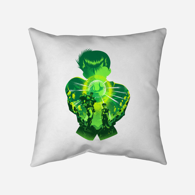 Spirit Fighter-none removable cover w insert throw pillow-hypertwenty