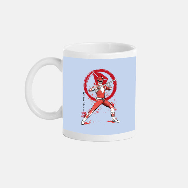 Red Ranger Sumi-e-none mug drinkware-DrMonekers