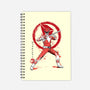 Red Ranger Sumi-e-none dot grid notebook-DrMonekers