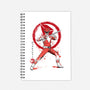 Red Ranger Sumi-e-none dot grid notebook-DrMonekers