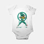 Green Ranger Sumi-e-baby basic onesie-DrMonekers