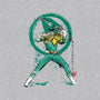 Green Ranger Sumi-e-womens fitted tee-DrMonekers