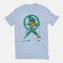 Green Ranger Sumi-e-mens heavyweight tee-DrMonekers