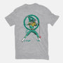 Green Ranger Sumi-e-womens basic tee-DrMonekers