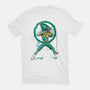 Green Ranger Sumi-e-unisex basic tee-DrMonekers
