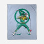 Green Ranger Sumi-e-none fleece blanket-DrMonekers