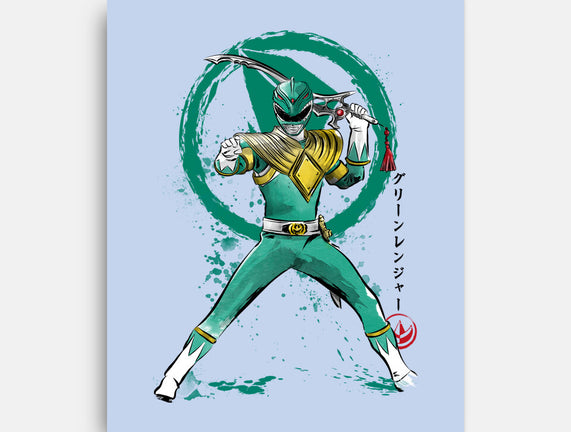 Green Ranger Sumi-e