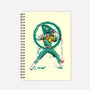 Green Ranger Sumi-e-none dot grid notebook-DrMonekers