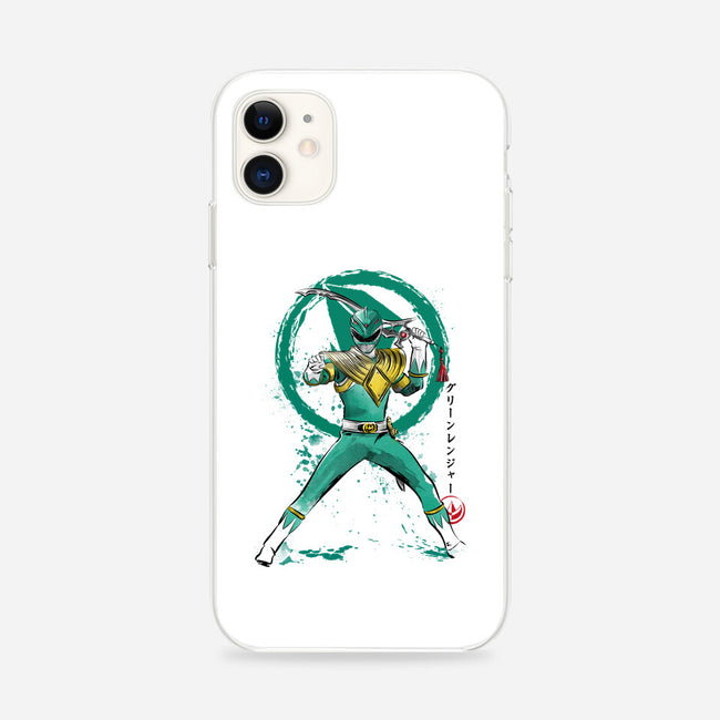 Green Ranger Sumi-e-iphone snap phone case-DrMonekers