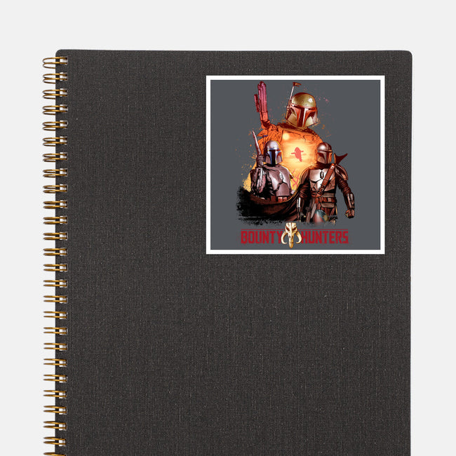 Bounty Hunters-none glossy sticker-Conjura Geek