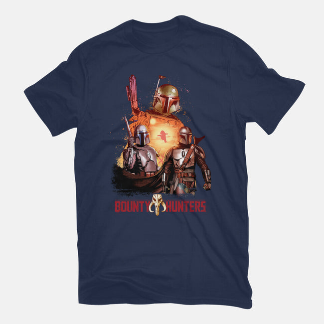 Bounty Hunters-womens fitted tee-Conjura Geek