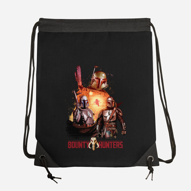 Bounty Hunters-none drawstring bag-Conjura Geek