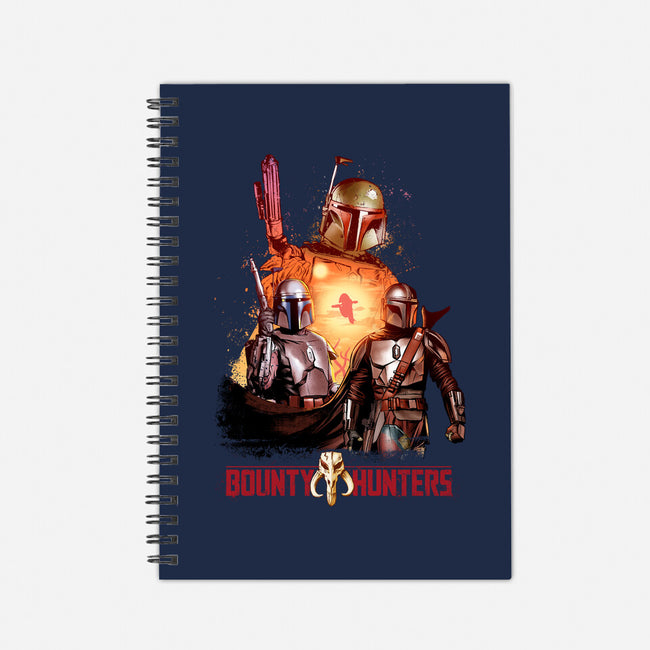 Bounty Hunters-none dot grid notebook-Conjura Geek