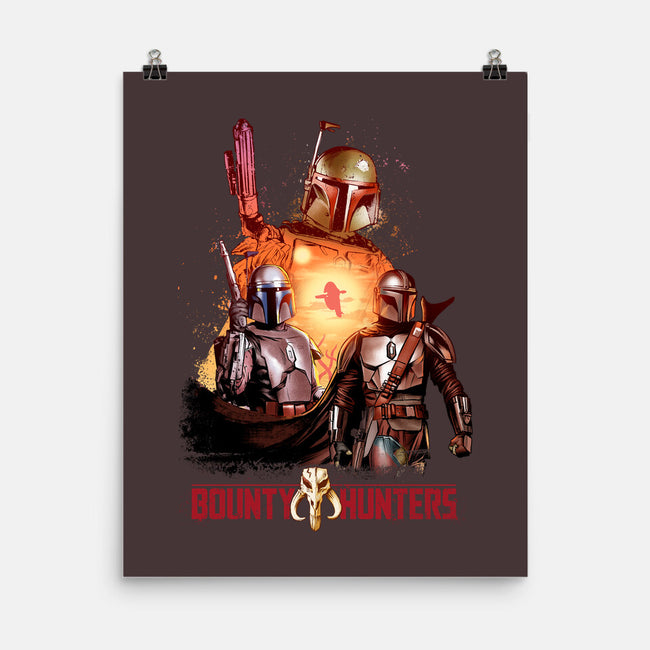 Bounty Hunters-none matte poster-Conjura Geek