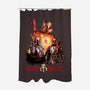 Bounty Hunters-none polyester shower curtain-Conjura Geek