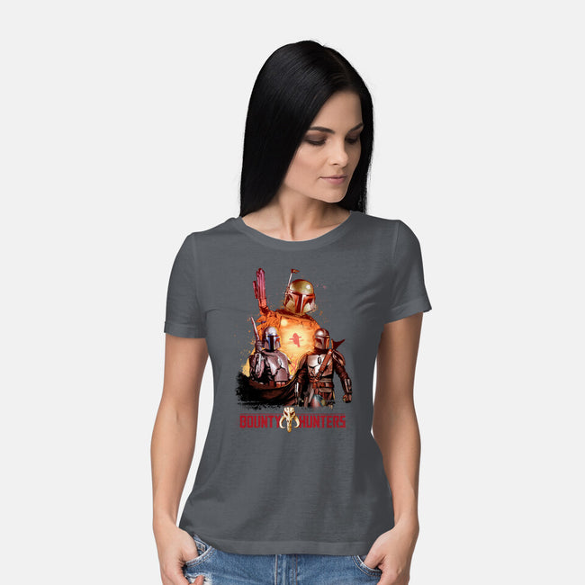 Bounty Hunters-womens basic tee-Conjura Geek