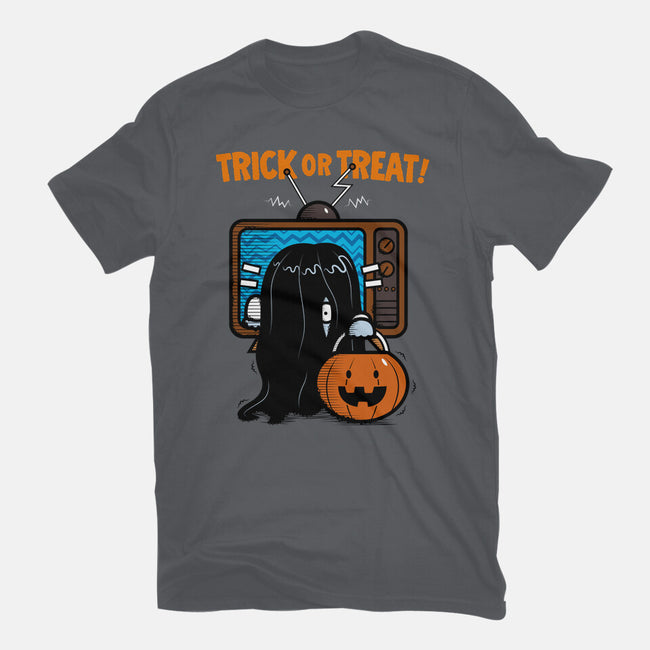 Trick Or Treat TV-womens basic tee-krisren28