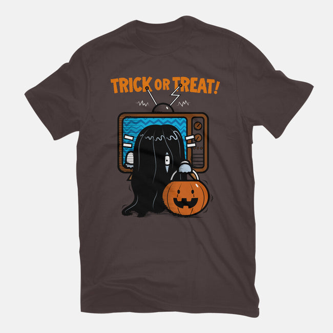 Trick Or Treat TV-womens basic tee-krisren28