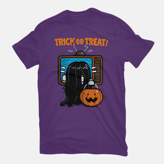 Trick Or Treat TV-womens basic tee-krisren28