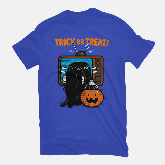 Trick Or Treat TV-womens basic tee-krisren28