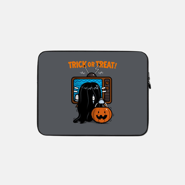 Trick Or Treat TV-none zippered laptop sleeve-krisren28