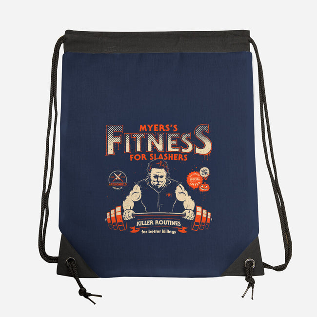 Myers's Fitness-none drawstring bag-teesgeex