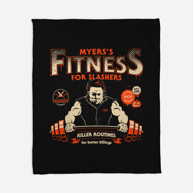 Myers's Fitness-none fleece blanket-teesgeex