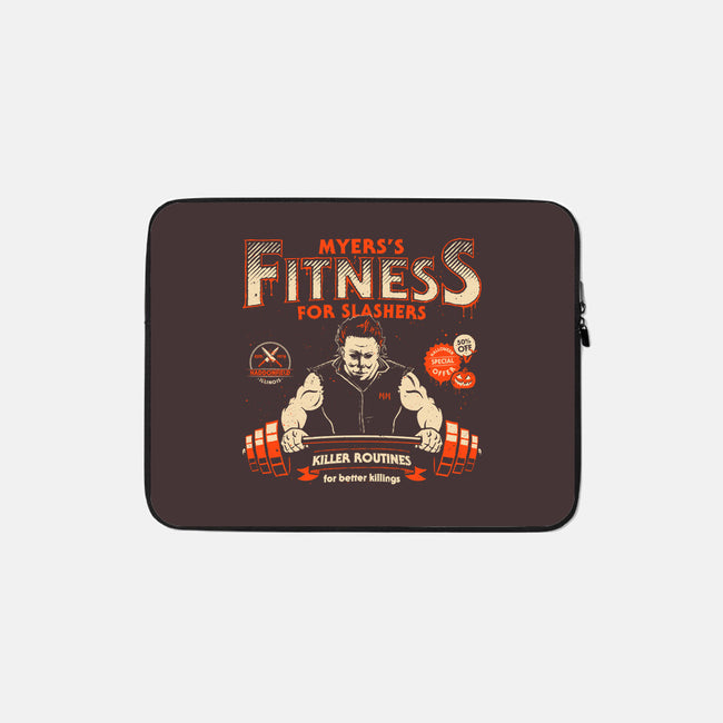 Myers's Fitness-none zippered laptop sleeve-teesgeex