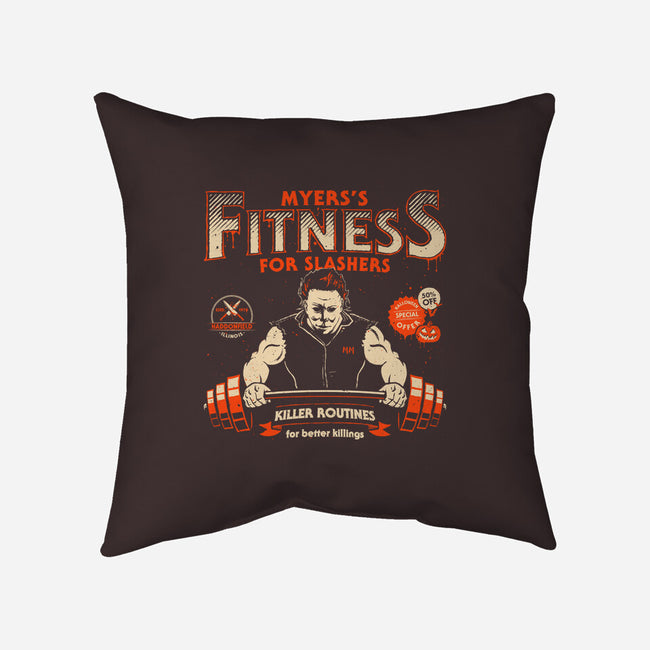 Myers's Fitness-none removable cover w insert throw pillow-teesgeex