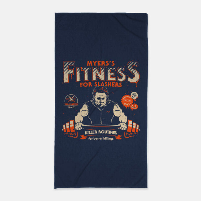 Myers's Fitness-none beach towel-teesgeex