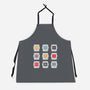 Robotic Emojis-unisex kitchen apron-paulagarcia