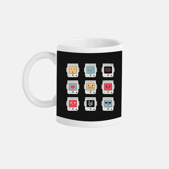 Robotic Emojis-none mug drinkware-paulagarcia