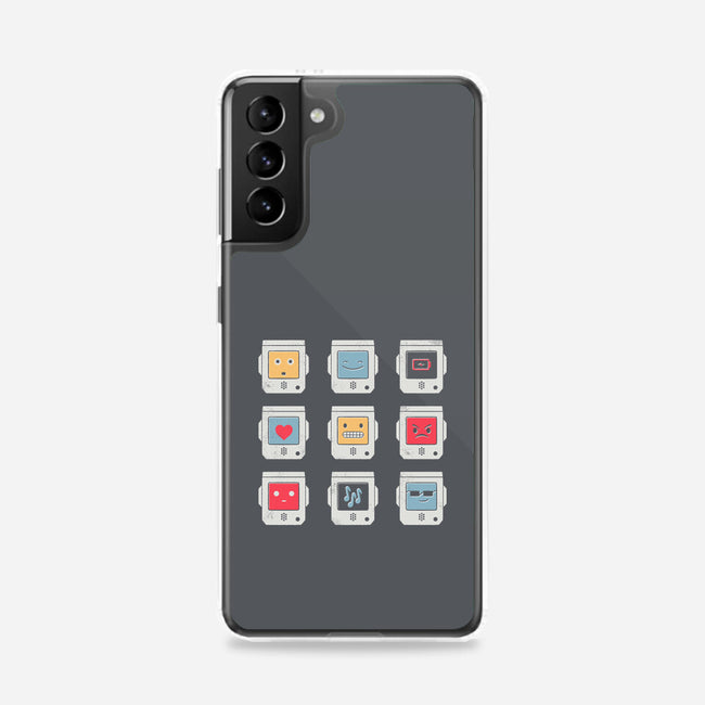 Robotic Emojis-samsung snap phone case-paulagarcia