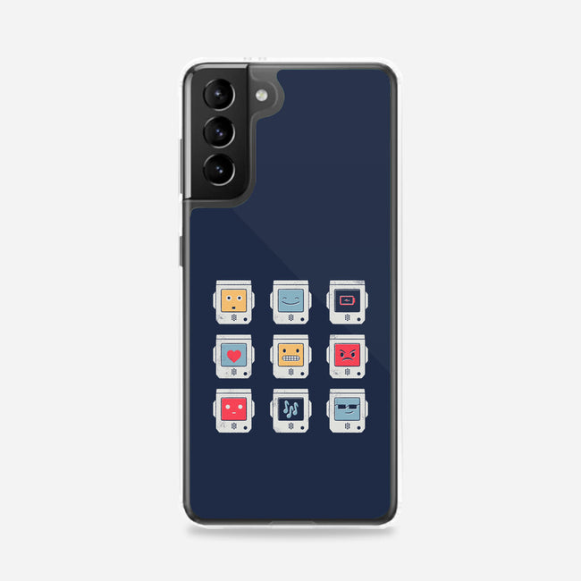 Robotic Emojis-samsung snap phone case-paulagarcia