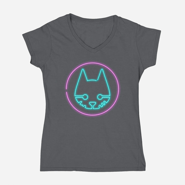 Neon Stray-womens v-neck tee-paulagarcia
