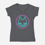 Neon Stray-womens v-neck tee-paulagarcia