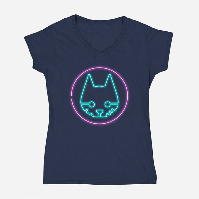 Neon Stray-womens v-neck tee-paulagarcia