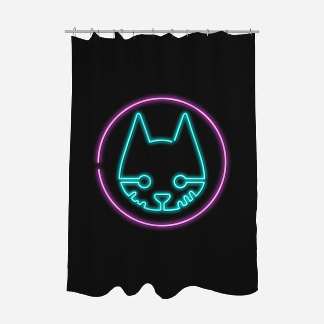 Neon Stray-none polyester shower curtain-paulagarcia