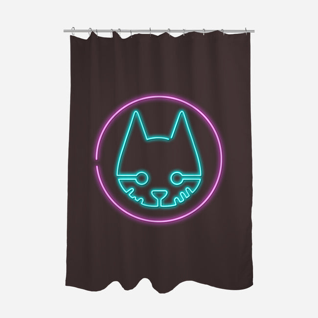 Neon Stray-none polyester shower curtain-paulagarcia