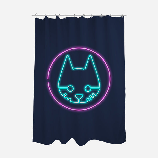 Neon Stray-none polyester shower curtain-paulagarcia