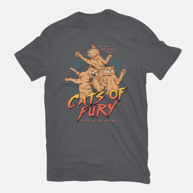 Cats Of Fury-mens basic tee-vp021