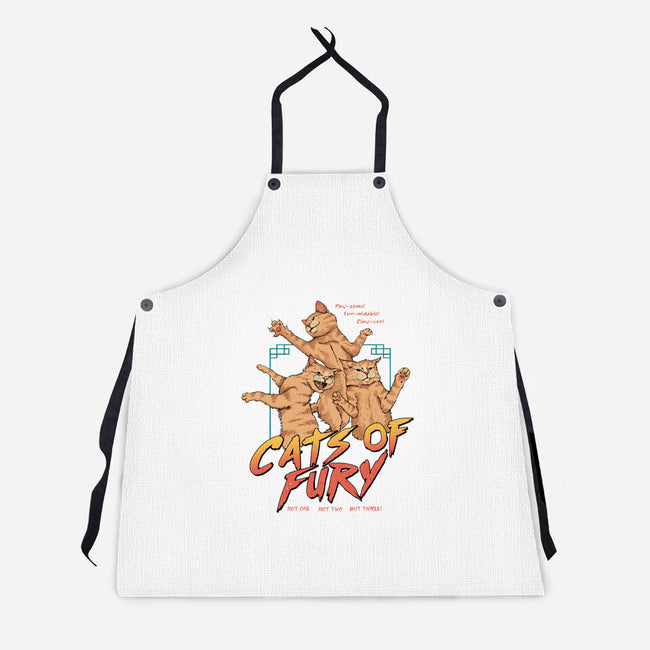 Cats Of Fury-unisex kitchen apron-vp021