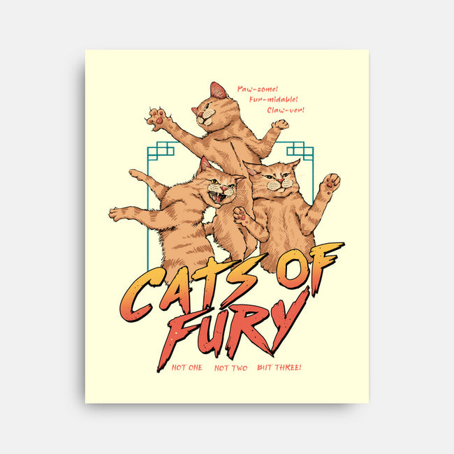 Cats Of Fury-none stretched canvas-vp021