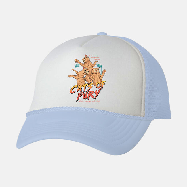 Cats Of Fury-unisex trucker hat-vp021