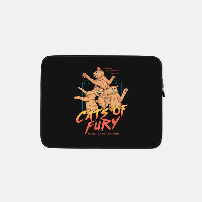 Cats Of Fury-none zippered laptop sleeve-vp021