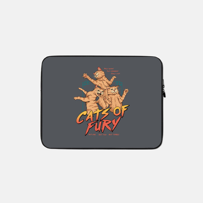 Cats Of Fury-none zippered laptop sleeve-vp021