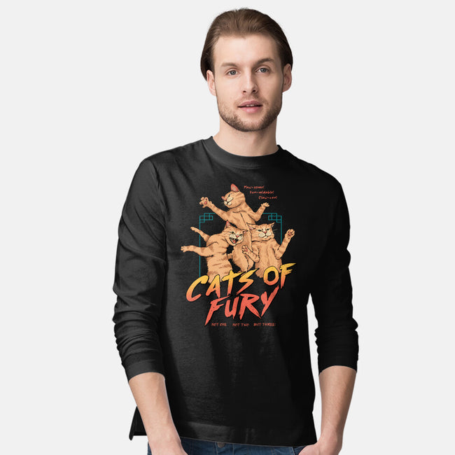 Cats Of Fury-mens long sleeved tee-vp021