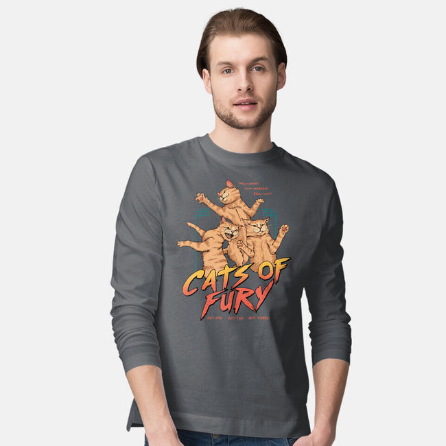 Cats Of Fury-mens long sleeved tee-vp021