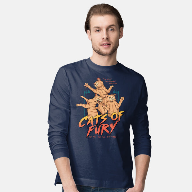 Cats Of Fury-mens long sleeved tee-vp021