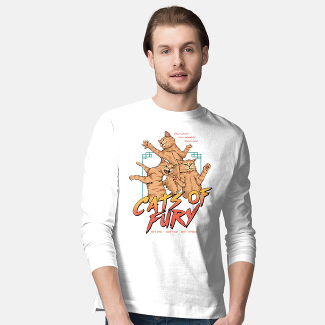 Cats Of Fury-mens long sleeved tee-vp021